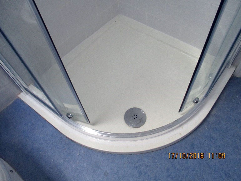 sheridan Inventory Services picture of shower cubicle
